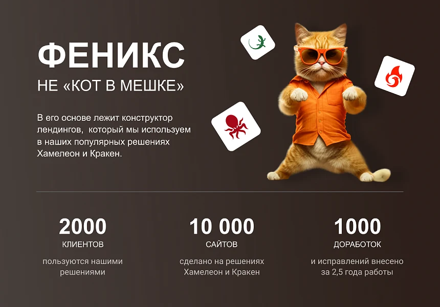 ФЕНИКС — безлимитный конструктор интернет-магазинов с возможностью создавать нешаблонные лендинги — 6