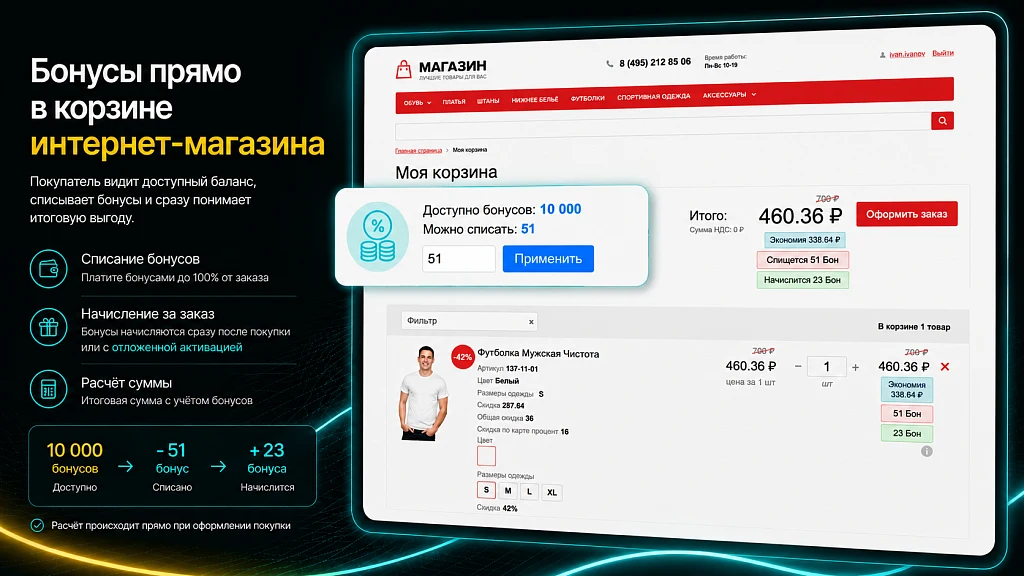BonusPlus: a unified loyalty program for online stores and retail — 2