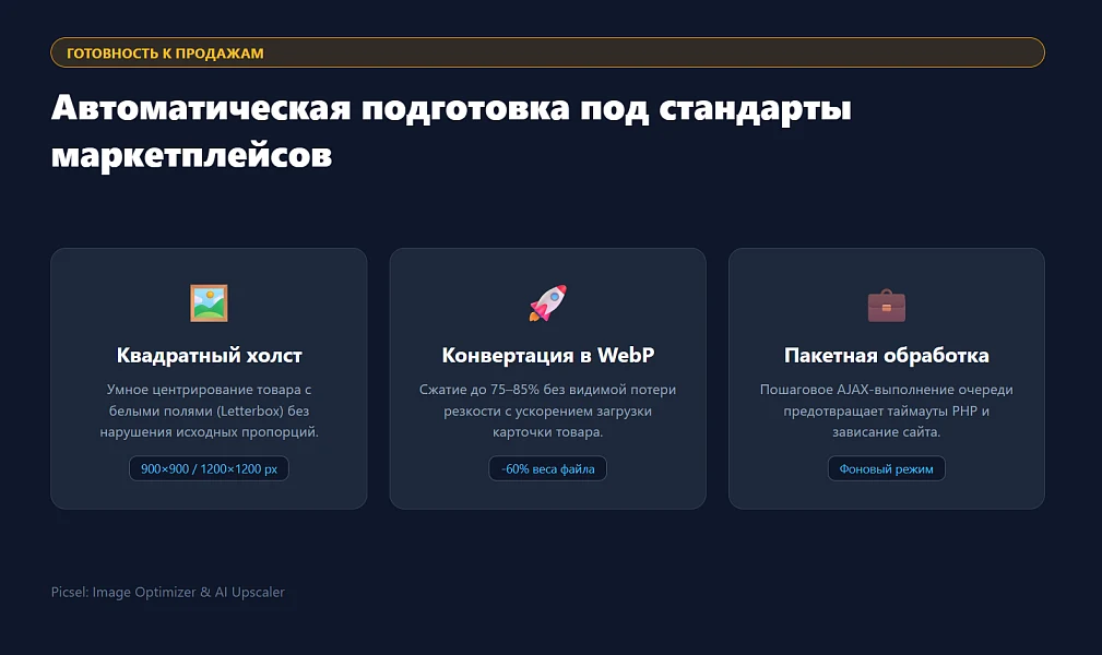 AI Апскейлер и Оптимизатор фото PRO (Cloud GPU, РФ-шлюзы, ComfyUI, NCNN, WebP) — 4