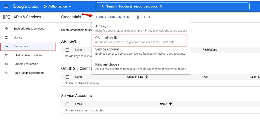One Tap authorization via Google (OAuth 2.0) — 2