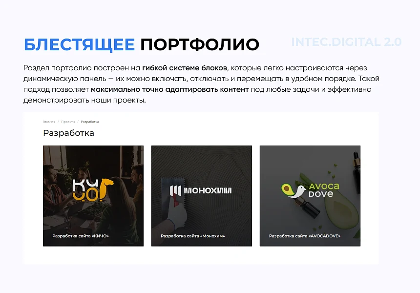 INTEC.Digital 2.0 - НОВЫЙ готовый сайт для веб-студий, интернет-агентств и digital-компаний — 6