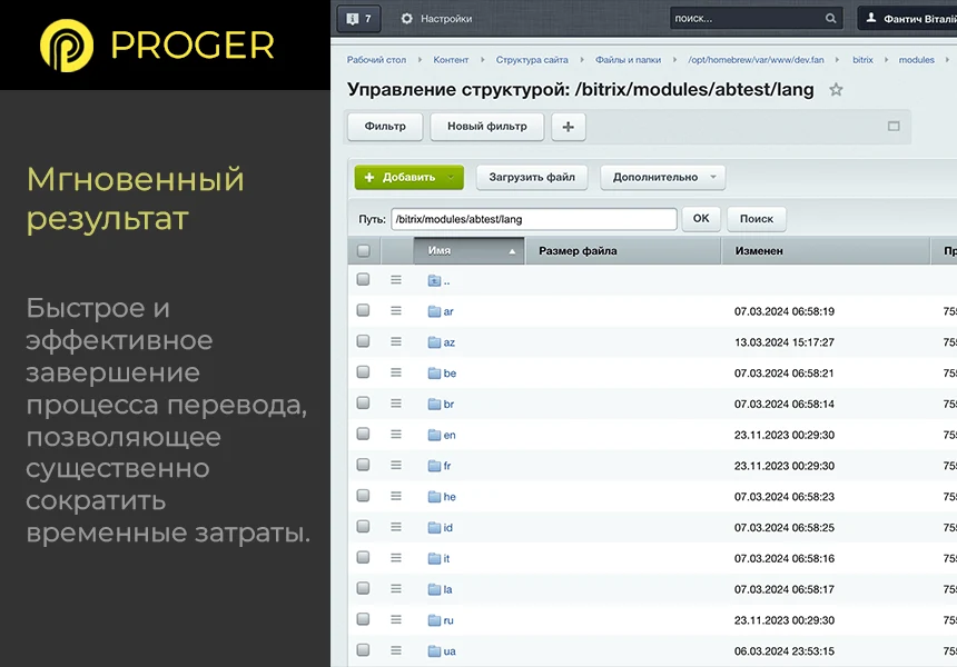 Помощник Локализации: автоматический перевод языковых файлов — 5