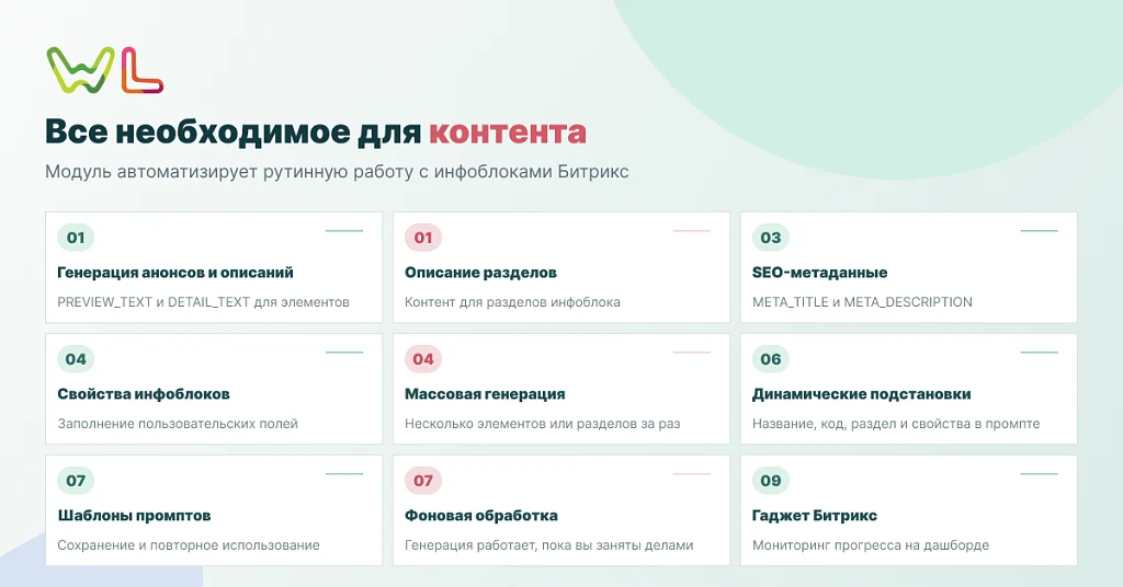 WL: Генерация контента с ИИ (AI): ChatGTP, Сбер GigaChat, DeepSeek, OpenCode — 3