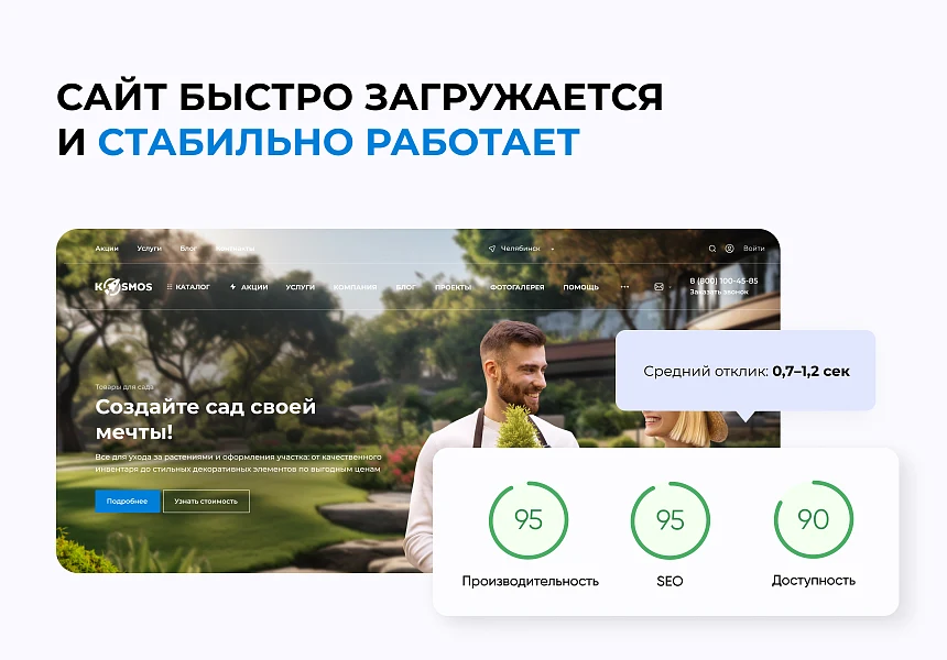 INTEC.KOSMOS SITE - корпоративный сайт с искусственным интеллектом — 5