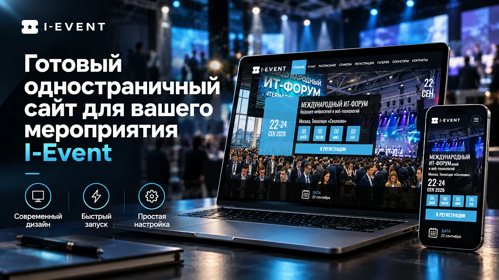 Дизайн+Код: сайт мероприятия — 1