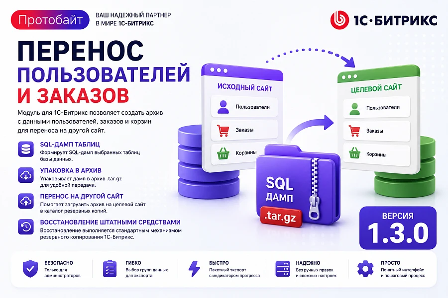 Перенос пользователей и заказов — 1