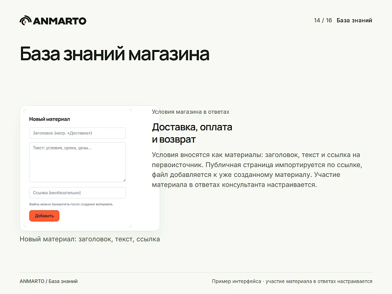Anmarto.Search: умный поиск и AI-консультант — 14