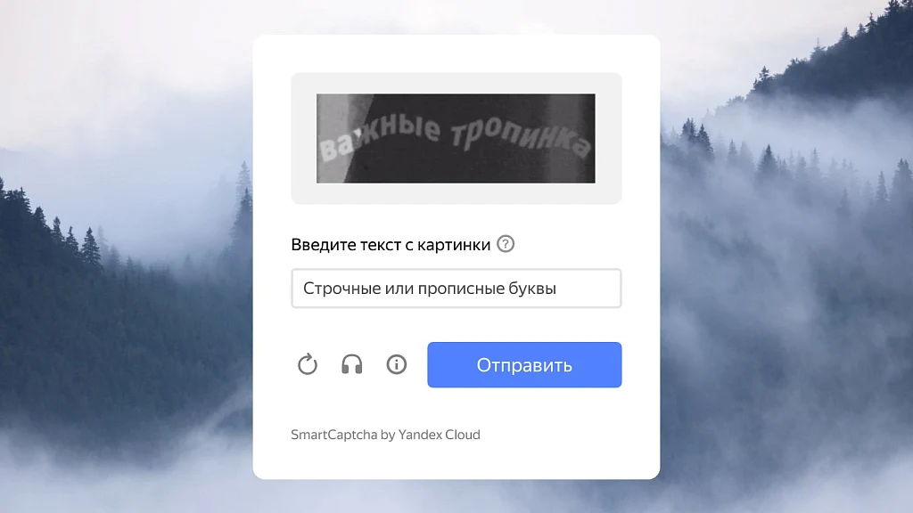 TANAiS.WEB: Yandex SmartCaptcha — замена стандартной капчи (captcha, яндекс капча) — 3