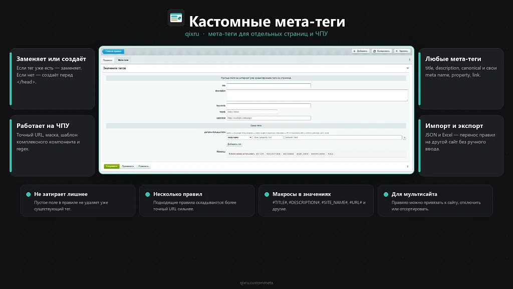 Кастомные мета-теги — 1