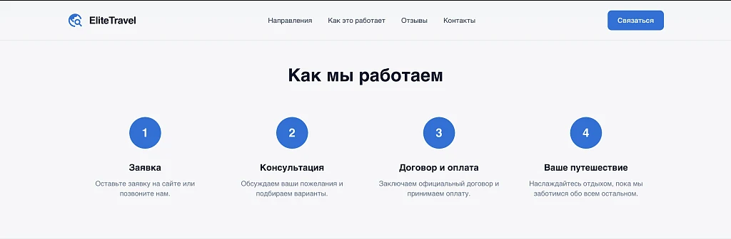 EliteTravel - Landing Page. Tourism. Travel. — 4