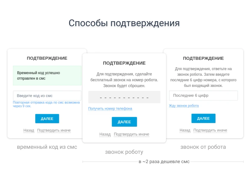 BXmaker. Авторизация по номеру телефона - MAX, SMS код, Telegram, Flash Call, SIM-Push, PushOK, ...) — 3