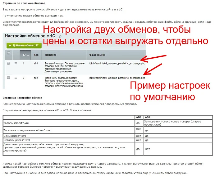 Параллельный и ускоренный обмен с 1С — 1