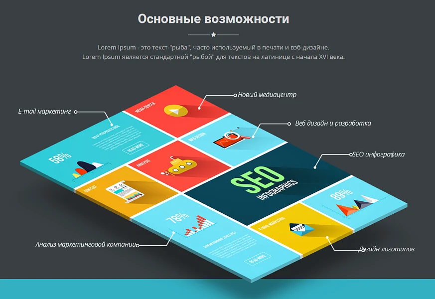 Spectrum - Адаптивный Landing Page — 3