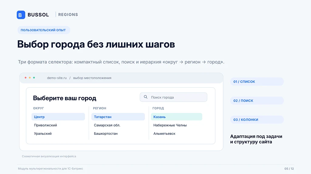 Bussol: Мультирегиональность — 5