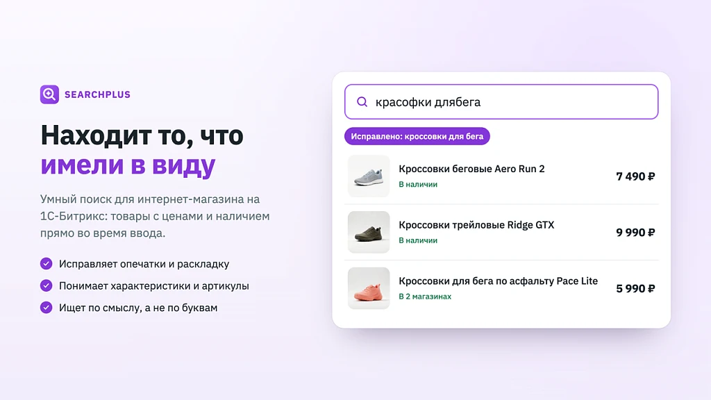 SearchPlus.ru — умный поиск для интернет-магазина поднимает продажи до +30% — 1