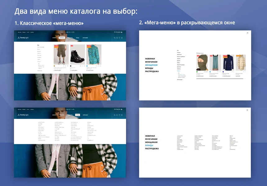 Trendy[light]: clothing and footwear store, starting from the Start edition — 2