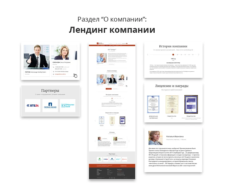 Adaptive real estate agency/real estate agent website ASAN Pro — 6