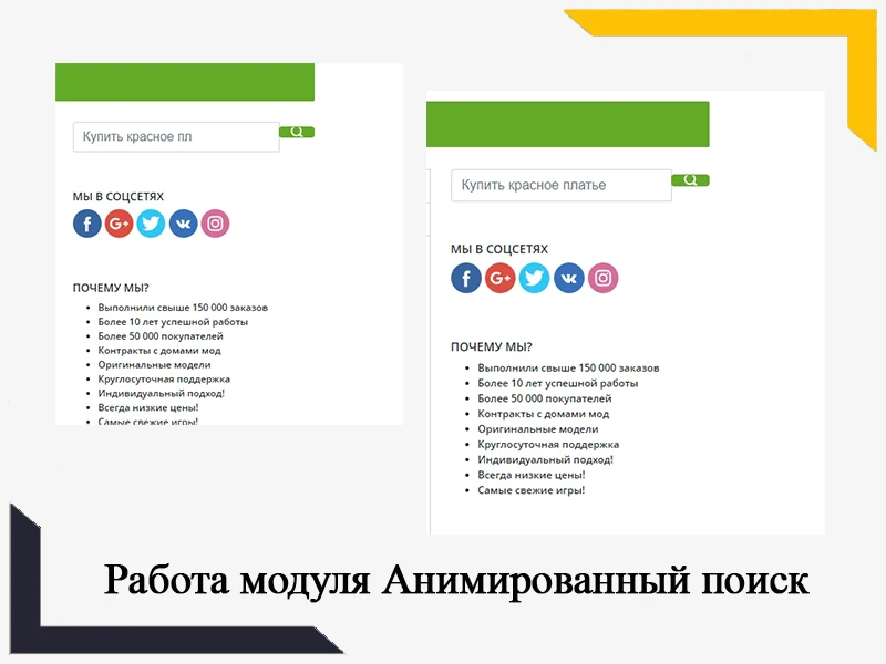 Анимированные подсказки для поиска — 2