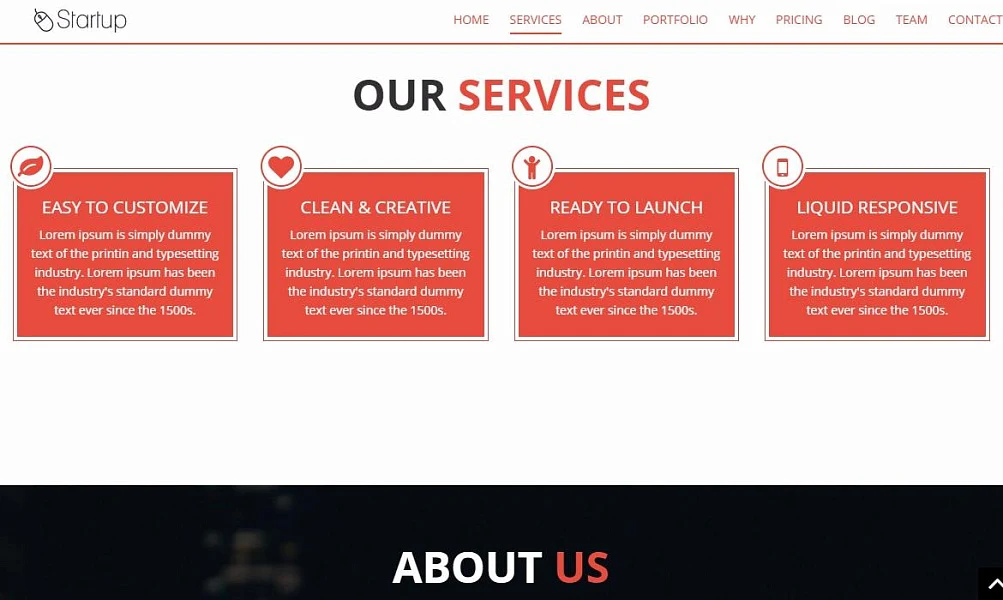 Startup Website — 3