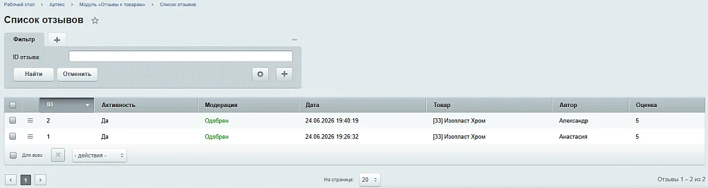 Артекс: Отзывы к товарам с рейтингом — 6