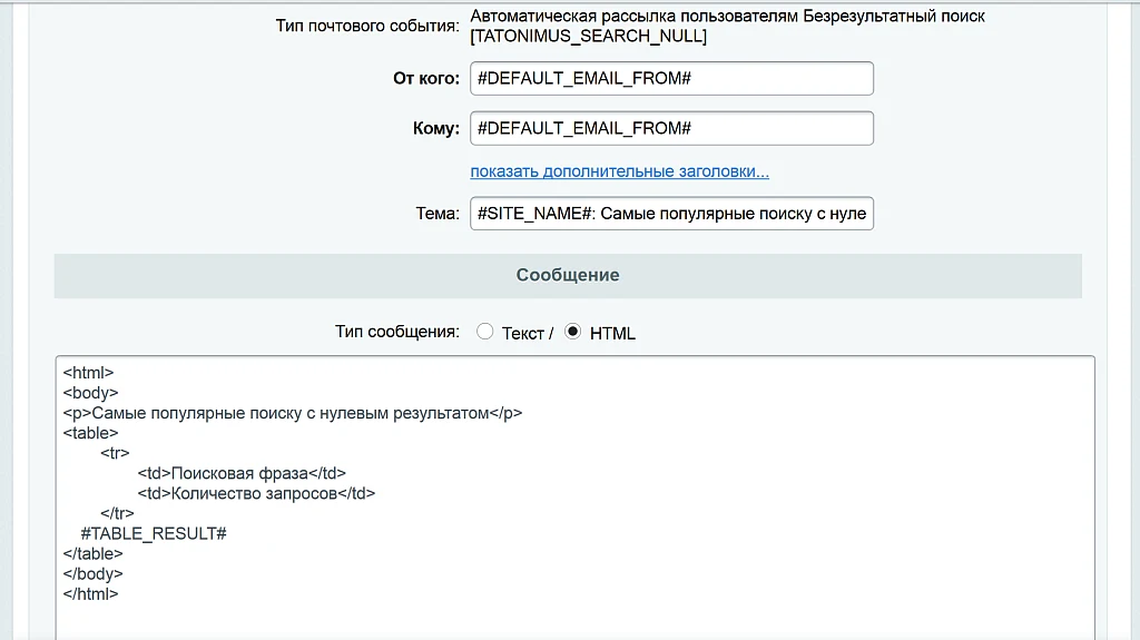 Аналитика внутреннего поиска — 4