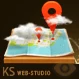 Interactive map of offices and objects on Yandex.Maps
