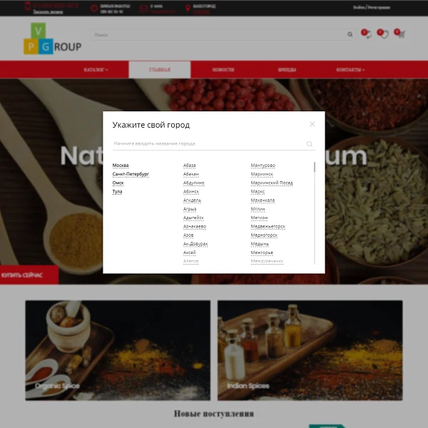 Pvgroup.Food - Интернет магазин специй, продуктов. Начиная со Старта с конструктором дизайна №60161 — 4