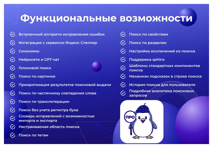 Sotbit: Smart Search Pro – image search, analytics, error correction, AI, prioritization — 2
