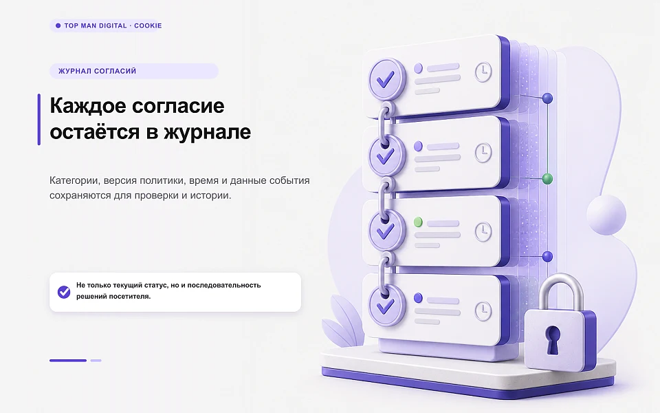 Cookie-баннер по 152-ФЗ с доказательством согласия и блокировкой скриптов — 4