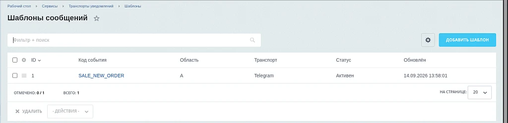 Транспорты уведомлений (Telegram / MAX) (EcomLabs) — 8