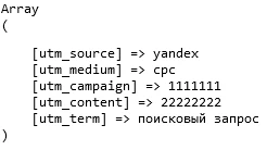 ВИАРДА: Запись UTM меток в Cookie (UTM Saver) — 3