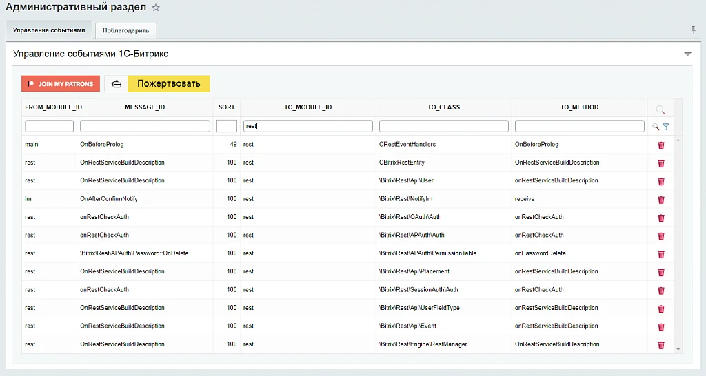 Event Management in 1C-Bitrix — 2