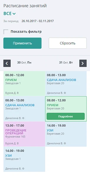 Мибок: Сайт ветеринарной клиники — 15