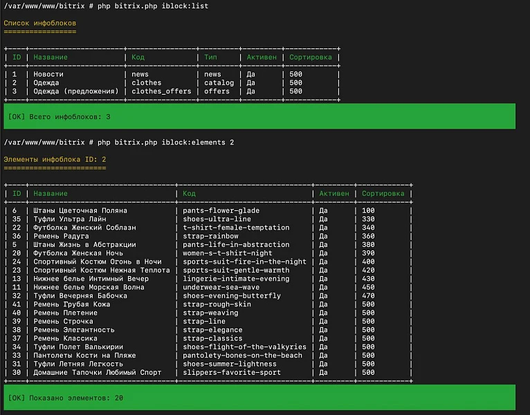 BXMax CLI: расширенный набор консольных команд — 3
