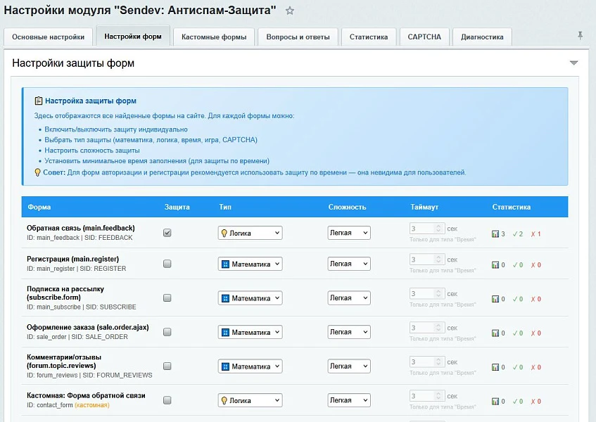 SenDev: Protect - антиспам-защита — 8