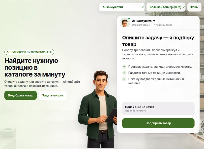 ИИ-подборщик: товары, услуги и заявки — 2
