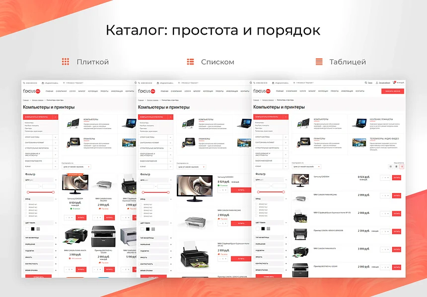 Focus: Корпоративный сайт + интернет-магазин — 4