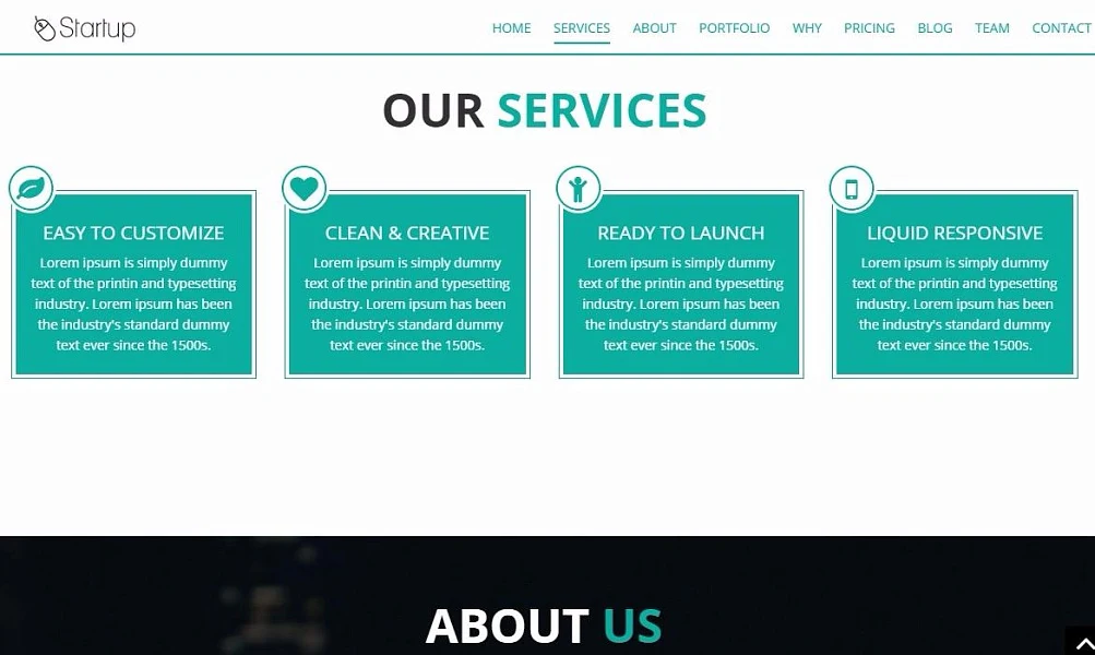 Startup Website — 5