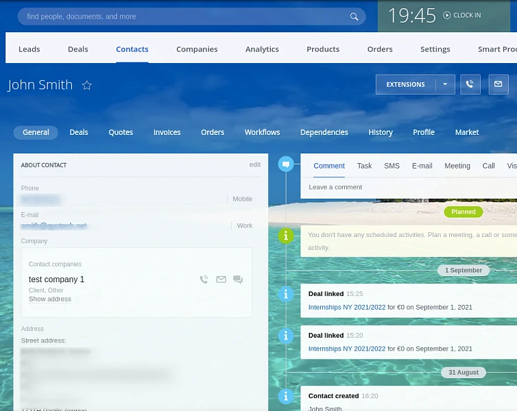 Свёртка блоков в CRM Bitrix24 и сортировка в две колонки полей форм — 1