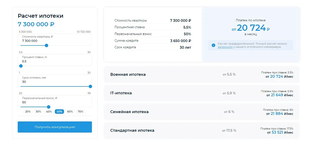 Сайт жилого комплекса, новостройки, ЖК, жилого дома с XML выгрузками, фидами - Новоплан — 8