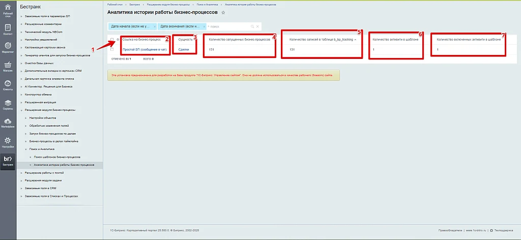Business Processes Module Extension — 41