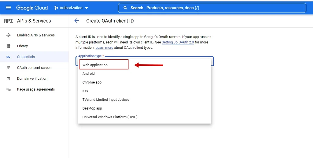 One Tap authorization via Google (OAuth 2.0) — 3