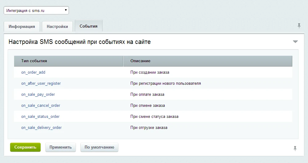 Интеграция с sms.ru — 3