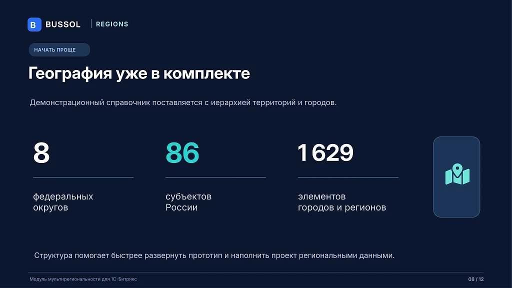 Bussol: Мультирегиональность — 8
