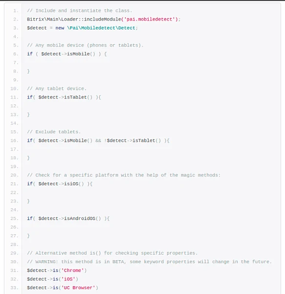Mobile Detect — 1