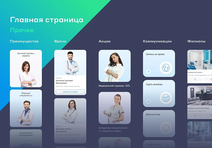Сайт многопрофильной клиники, медицинского центра — 5