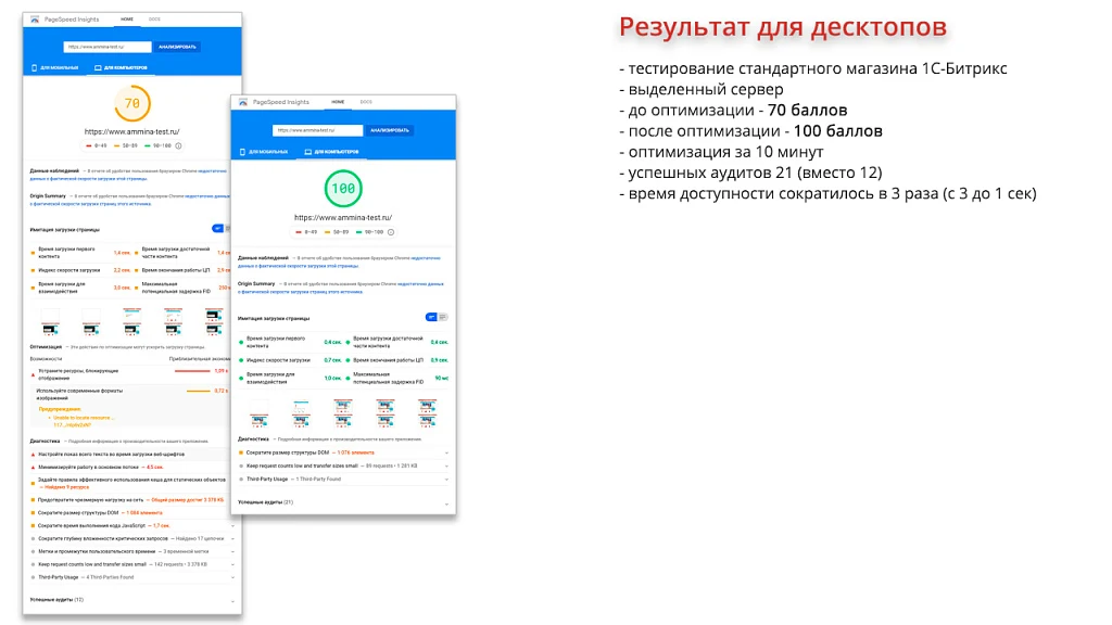 Ammina Optimizer: Оптимизация и ускорение загрузки сайта (CSS, JS, HTML, изображения, WebP, Lazy) — 2