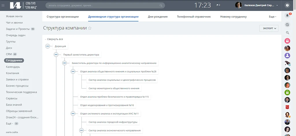 Geo: Структура компании — 1