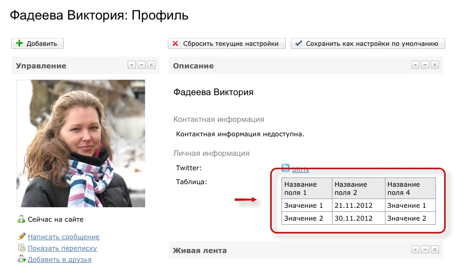 Свойства-таблицы — 1