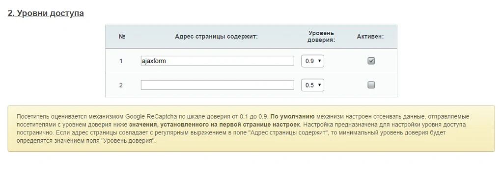 Невидимая капча Битрикс | Google reCAPTCHA v3 — 3
